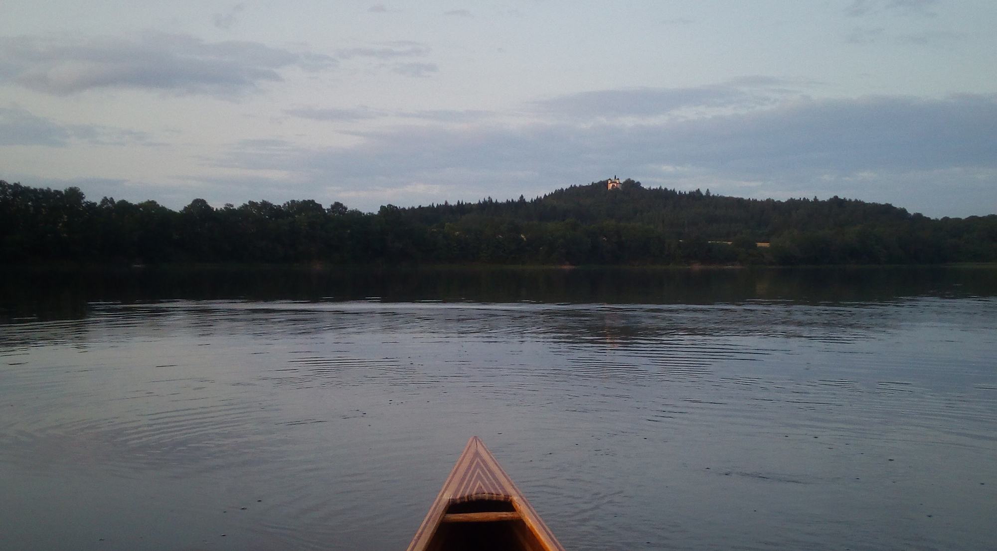 Klabava jezero kanoe