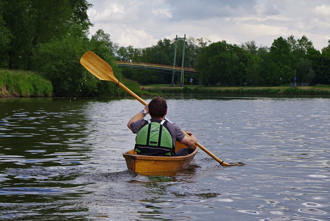 Maňásek, skautská loď, kajak