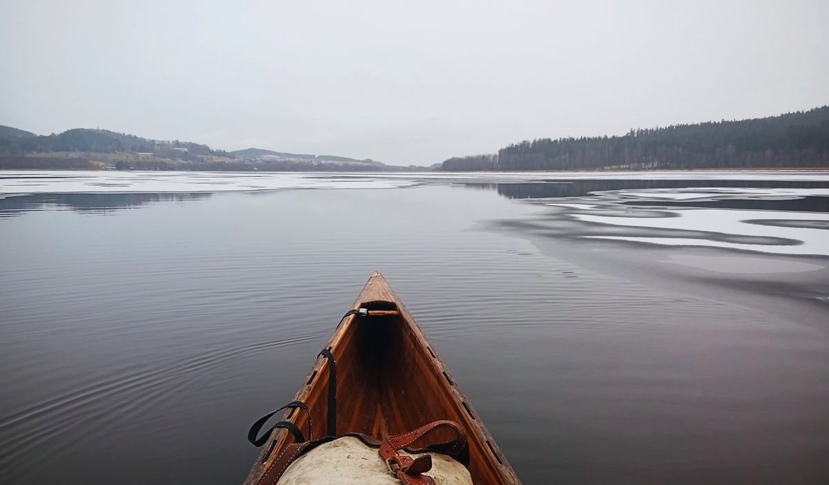 Lipno kanoe pádlování